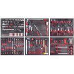 Kraftwerk - ensemble d'outils, eva, 1 / 4' + 3 / 8' + 1 / 2', 280 pi�ces.