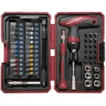 Kraftwerk - jeu de tournevis � cliquet 1 / 4', 53 pcs.