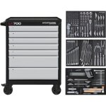 Kraftwerk - lt line servante d'atelier lt700, 7 tiroirs, 155 pcs.