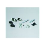 Krona koblenz - garniture pour porte coulissante suspendue sans rail 0400 / 3 acier - poids max. : 40 ...