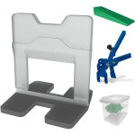 Kronen - hansa système de nivellement pour carrelage - kit de démarrage pour largeur de joint 2 mm, 100 ... Kronen - hansa système de nivellement pour carrelage - kit de démarrage pour largeur de joint 2 mm, 100 ...