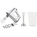 Krups 3mix 9000 batteur � main blanc et argent