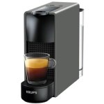 Nespresso essenza mini xn110b - machine  caf - 19 bar - gris intense - krups