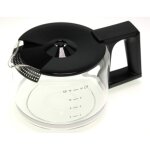 Seb - krups ss - 202316 verseuse en verre pour machine a cafe f309, km321 pro aroma plus