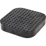 Tapis en caoutchouc 01 universel pour crics rouleurs, 120 x 120 x 25 mm