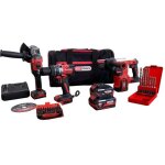 Ks tools - 515. 4731f - a3 - pack perceuse, meuleuse, perforateur et accessoires - outillage �lectroportatif ...