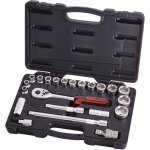 Ks tools - coffret de douilles 1 / 2 - 10  32 mm - chromemat - 22 pcs - 911. 0622
