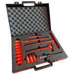 Ks tools - coffret de douilles isolées 1000v et cliquet - 16 pcs - 112. 1860 Ks tools - coffret de douilles isolées 1000v et cliquet - 16 pcs - 112. 1860
