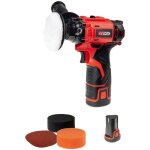 Ks tools - polisseuse sur batterie - polisseuse voiture 12v - avec accessoires - pour renovation phare ...