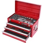 Kstools ? coffret � outils 100 pi�ces en acier chrome vanadium ? 1 / 4' et 1 / 2' ? 12 douilles et 32 ...