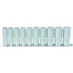 1 / 4' chromeplus jeu de douilles 12 pans, longues, 10 pcs 4 - 13 mm 1 / 4' chromeplus jeu de douilles 12 pans, longues, 10 pcs 4 - 13 mm