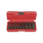Coffret de douilles  chocs torx 1 / 2', longues kstools