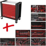 Kstools - composition pour servante d'atelier performanceplus p25 avec 564 outils pour 8 tiroirs