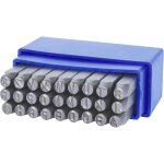Ks tools - jeu de 26 lettres  frapper et pointeau - 156. 0468