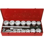Ks tools - 911. 0822 - coffret douilles et accessoires 1'', 22 pcs