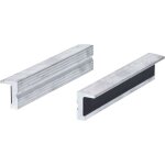 Mordaches en aluminium aimantées pour étaux, structure fine, 160mm Mordaches en aluminium aimantées pour étaux, structure fine, 160mm