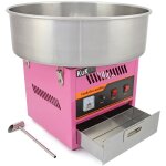 Monster shop - kukoo machine � barbe � papa en acier inoxydable rose patisserie sucre carnaval f�te foraine ...