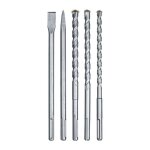 Kwb - 194000 acier 40cr jeu de burins 5 pi�ces 18 mm, 20 mm, 25 mm longueur totale 400 mm sds - max 5 ...