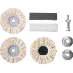 Kwb - 485300 set de polisseuse - 6 pi�ces avec p�te de polissage 6 pc(s)