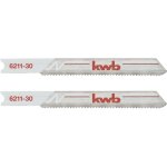 Kwb - 621130 lames de scie sauteuse, travail du mtal, bi - mtal, 2 x fines 2 pc(s)