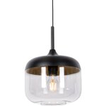 Kyan - suspension - 1 lumi�re - � 24 cm - noir et or - design - �clairage int�rieur - salon i chambre ...