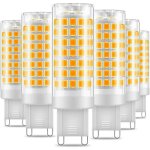 Kzq - ampoule led g9 - 7w, blanc chaud 3000k, 650lm, �conomie d'�nergie �quivalente � une lumi�re halog�ne ...