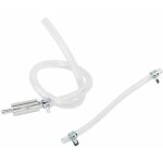 Kzq - kit de purge de frein moto avec seringue en aluminium, tuyau pvc et clapet anti - retour - pour ...
