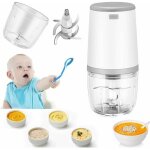 Kzq mini mixeurs pour bb, mini robot culinaire, 300ml bb blender, mini hachoir lectrique, mini robot ...