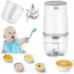 Kzq mini mixeurs pour bébé, mini robot culinaire, 300ml bébé blender, mini hachoir Électrique, mini robot ... Kzq mini mixeurs pour bébé, mini robot culinaire, 300ml bébé blender, mini hachoir Électrique, mini robot ...