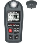 L1 luxm�tre num�rique mesureurs de lumi�re � plage automatique 0 - 200, 000 lux maintien des donn�es ...