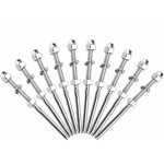 Lablanc - 10 pcs tendeurs de cbles filets fendeur cble inox garde corps cble tendu cble inox garde ...