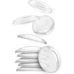 Lablanc - 10 pi�ces but�e de porte 40 x 8 mm transparent, butoirs de porte autocollants, arr�t de porte ...