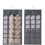 Lablanc - 2pcs rangement  suspendre sac organisateur de sous - vtements pour armoire double - face ...