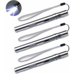 Lot de 3 infirmi�re stylo lumi�re m�dicale stylo lumi�re usb rechargeable led lampe de poche en acier ...