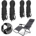Lablanc - 4 pi�ces corde remplacement �lastiques pour chaise longue transat pliante inclinable chaise ...