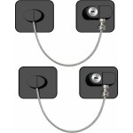 Lablanc - lot de 4 securite fenetre enfant, serrure frigo pour enfants avec cl�s, bloque port fenetre ...