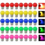 Lablanc - lot de 40 ampoule led couleur b22 3w équivalente 30w 300lm ac 220v b22 baïonnette ampoules ... Lablanc - lot de 40 ampoule led couleur b22 3w équivalente 30w 300lm ac 220v b22 baïonnette ampoules ...