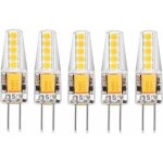 Lot de 5 ampoules led g4 blanc naturel 4000k ac / dc 12v 3w 200lm remplacement g4 20w halogène pas de ... Lot de 5 ampoules led g4 blanc naturel 4000k ac / dc 12v 3w 200lm remplacement g4 20w halogène pas de ...
