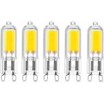 Lablanc - 5 pcs 2w g9 culot capsules cob led ampoule 220v 200 lumen 10w - 20w ampoule halog�ne �quivalent ...