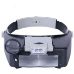 Bandeau loupe horloger mains libres loupe avec lumi�re casque loupe grossissante avec led lumi�re, pour ...