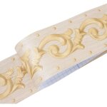 Lablanc - bordure de papier peint autocollant impermable - autocollant vintage avec motif de vigne florale ...