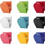 Clips magn�tiques pour r�frig�rateur 9pcs, aimants puissants pour tableau blanc clips magn�tiques color�s ...