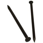 Clous quincaillerie longueur de l'acier au carbone point point point wall cement noir noir 80pcs