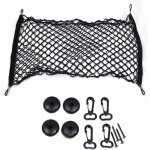 Lablanc - filet de rangement pour coffre de voiture, grande taille 90x40 cm - bagages fixe en flexible ...