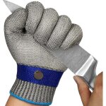 Lablanc gants mtalliques anti - coupure coupe et abattage opration de trononneuse protection du travail ...
