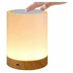 Lablanc - lampe tactile led pour chambre à coucher, salon, bureau - lampe de chevet avec capteur rvb ... Lablanc - lampe tactile led pour chambre à coucher, salon, bureau - lampe de chevet avec capteur rvb ...