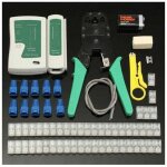 Pince  cble rseau, pince  sertir, kit rj45, avec batterie
