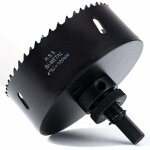 Scie cloche bi - mtal 120 mm, m42 hss bimtallique scie trpan avec foret de centrage pour robuste perceuse ...