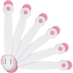 Lablanc - s�curit� enfant portes de placard, 6 pcs loquets de s�curit� pour b�b�, bloque porte b�b� verrouilla ...