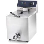 Lacor 69468 69468 - friteuse �lectrique avec robinet professionnel 3250 w 8 l acier inox. . .